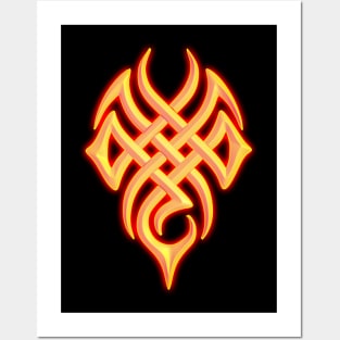 Fire pattern Posters and Art
